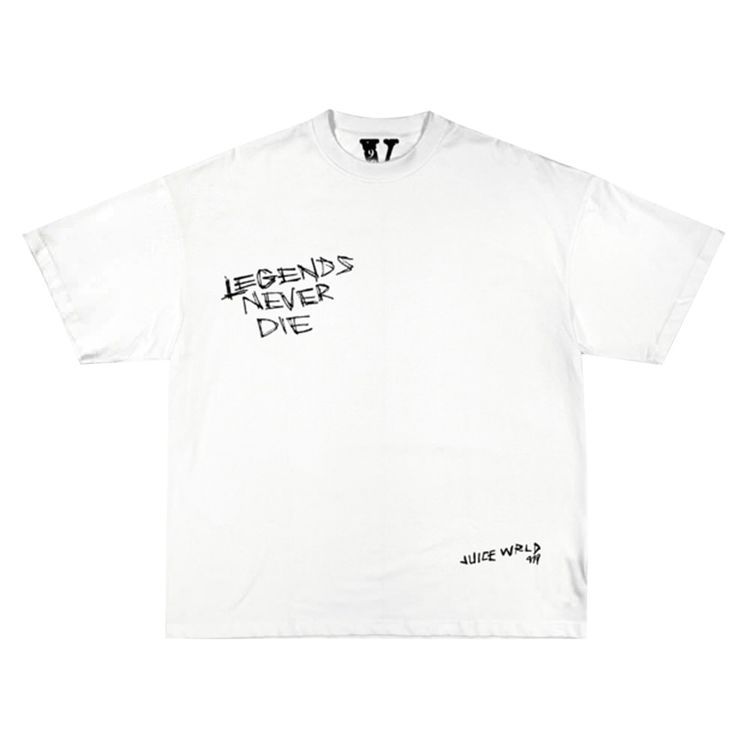 Vlone x Juice WRLD Short Sleeve T Shirt White