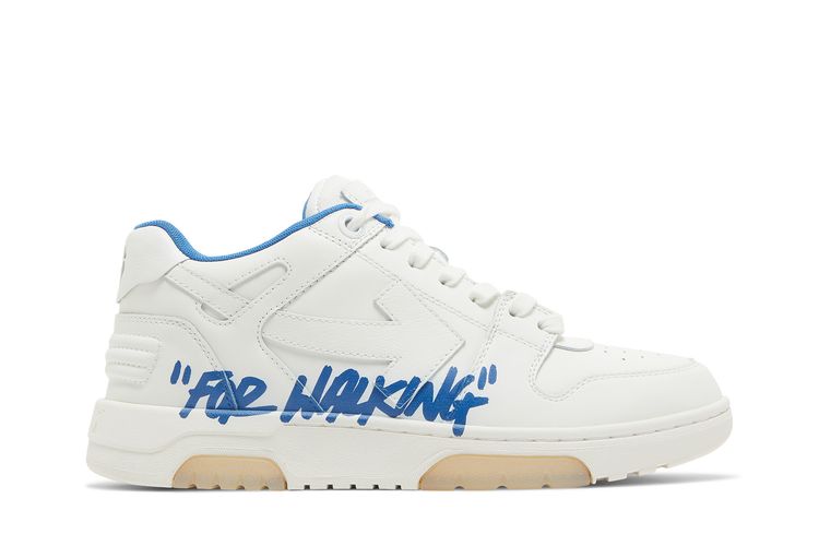 off white out of office low for walking white blue