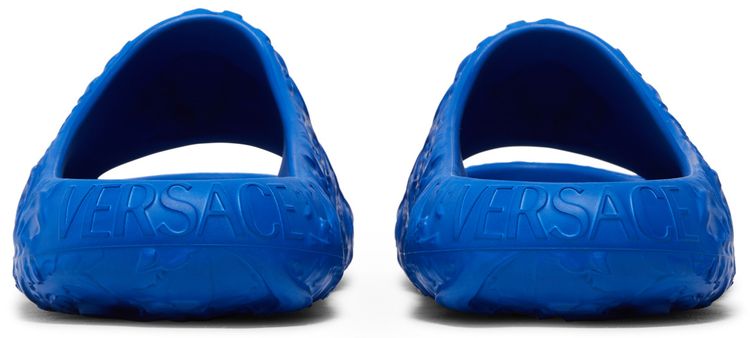 Versace Dimension Pool Slide Royal Blue