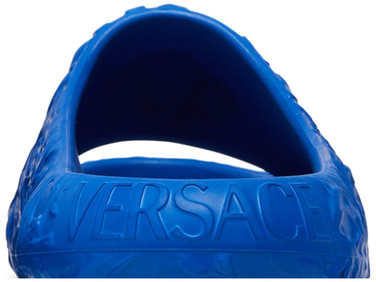 Versace Dimension Pool Slide Royal Blue