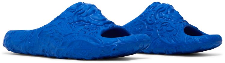 Versace Dimension Pool Slide Royal Blue