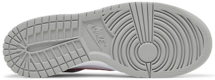 Nike Dunk High SE GS Athletic Club   Light Smoke Grey Gym Red