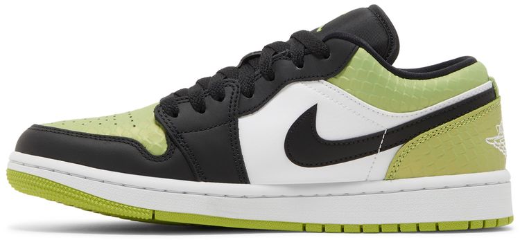 Wmns Air Jordan 1 Low SE Vivid Green Snakeskin