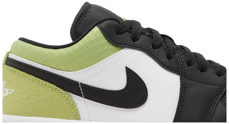 Wmns Air Jordan 1 Low SE Vivid Green Snakeskin