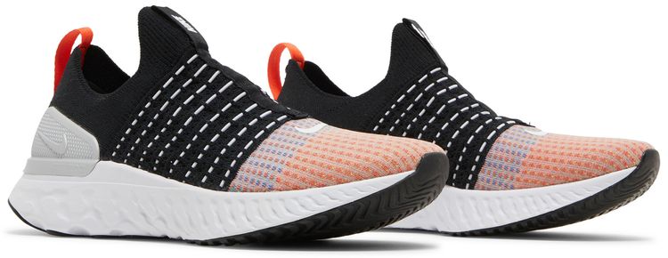 Nike React Phantom Run Flyknit 2 Black Team Orange