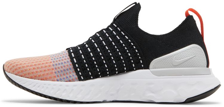 Nike React Phantom Run Flyknit 2 Black Team Orange