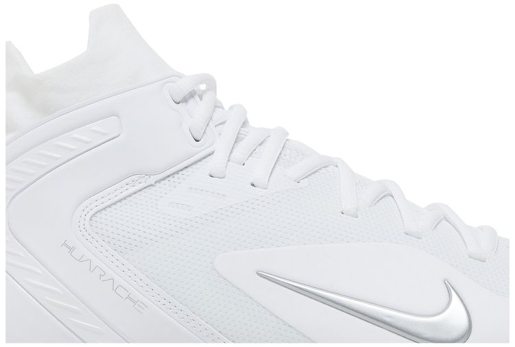 Nike Alpha Huarache 8 Elite White Metallic Silver