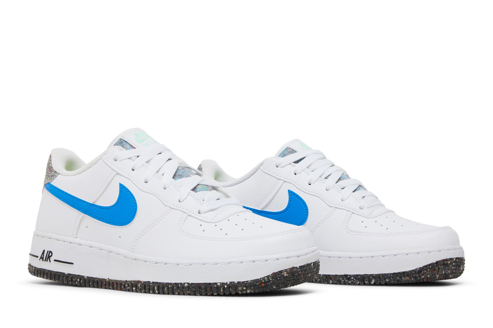 nike air force 1 white pastel pink blue