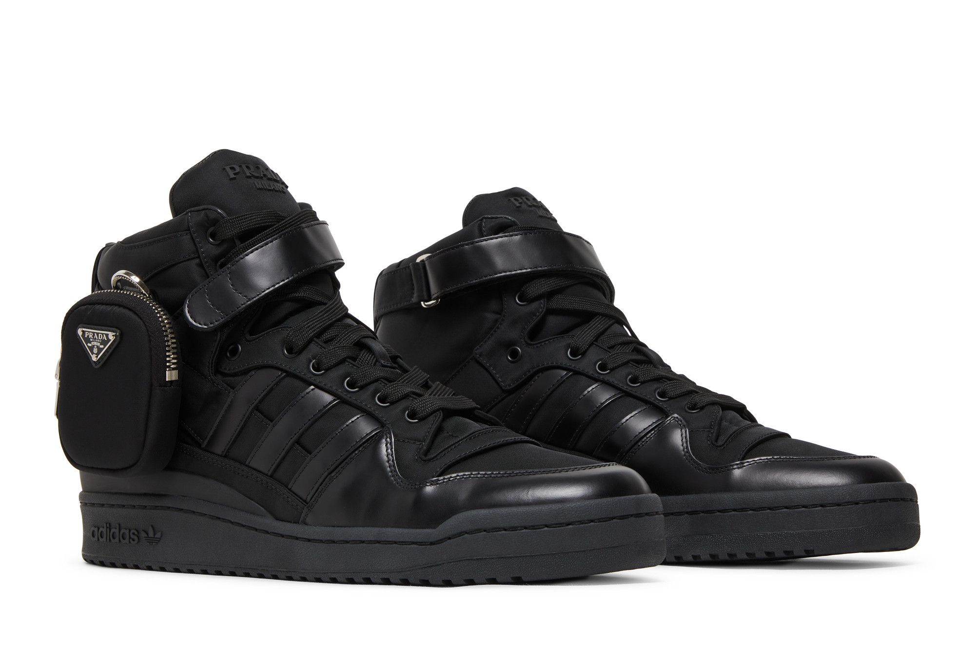 Buy Prada x adidas Forum High 'Core Black' - GY7040 | GOAT