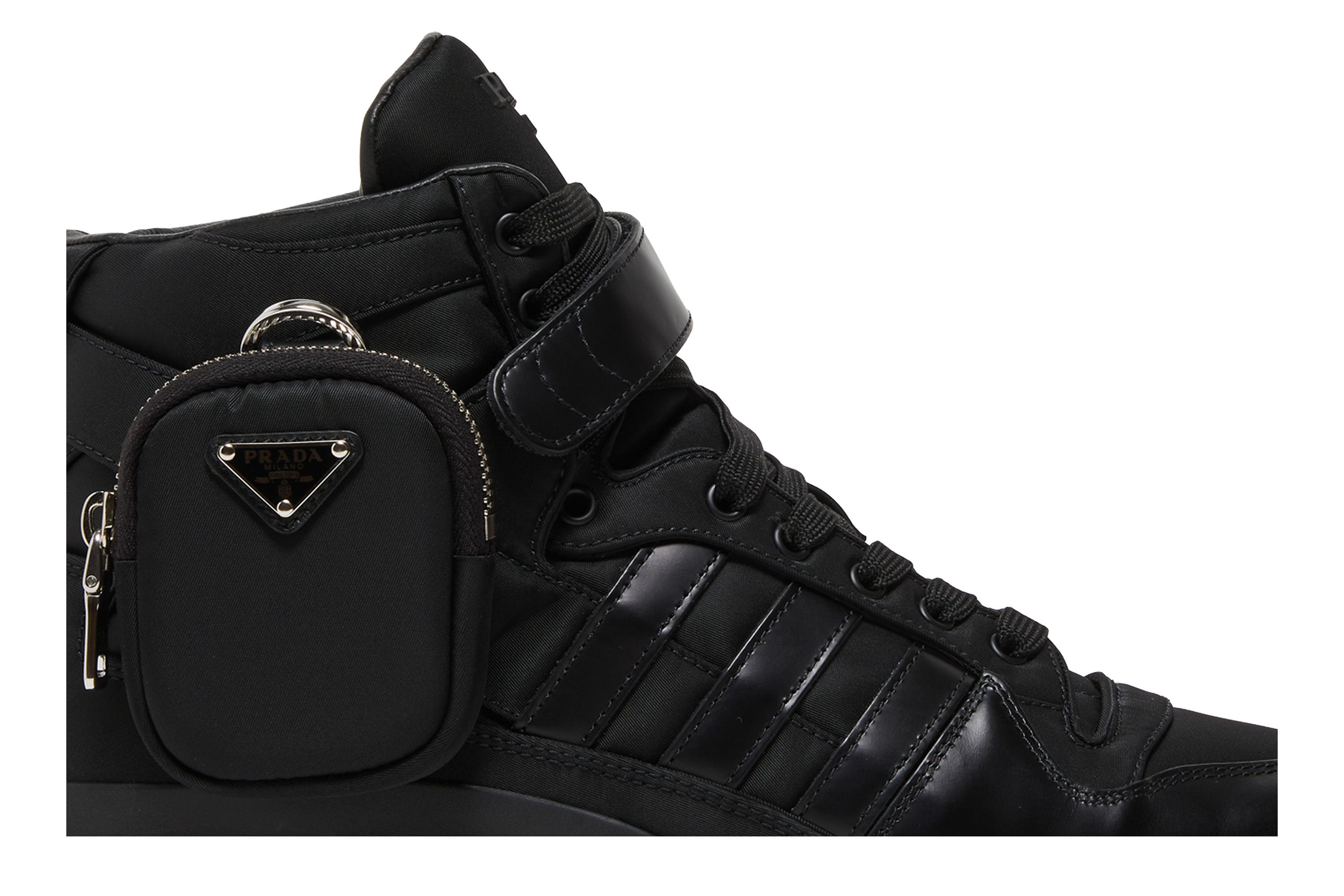 Buy Prada x adidas Forum High 'Core Black' - GY7040 | GOAT
