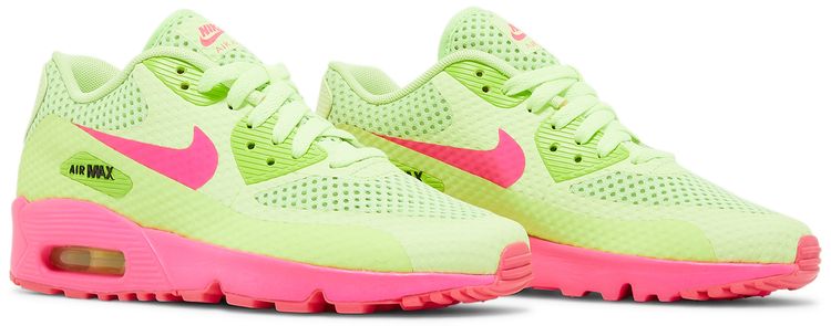 Nike Air Max 90 Breathe GS Ghost Green Pink Blast