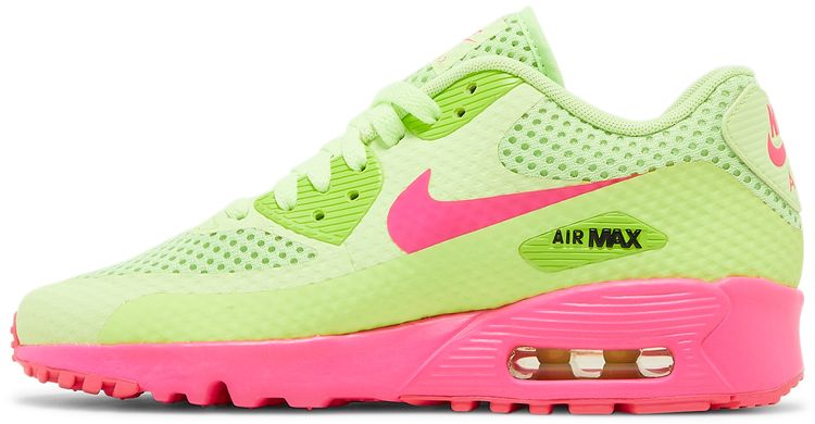 Nike Air Max 90 Breathe GS Ghost Green Pink Blast