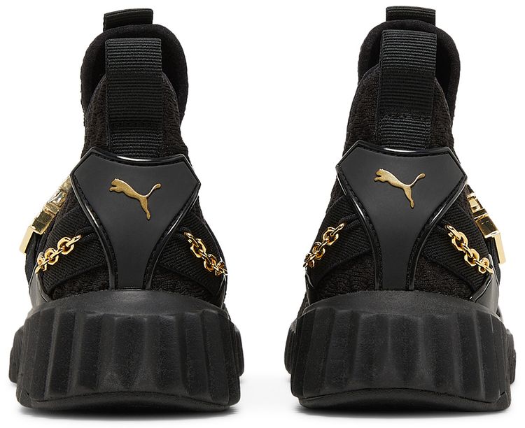 Puma Wmns Defy Mid Black Gold