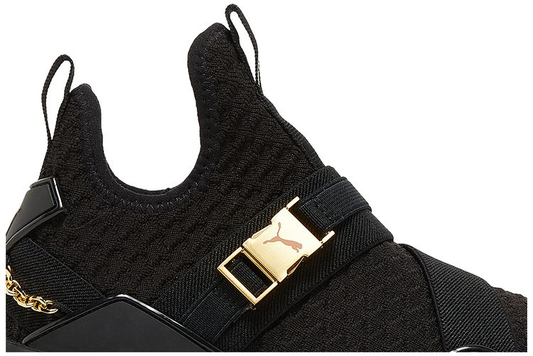 Puma Wmns Defy Mid Black Gold