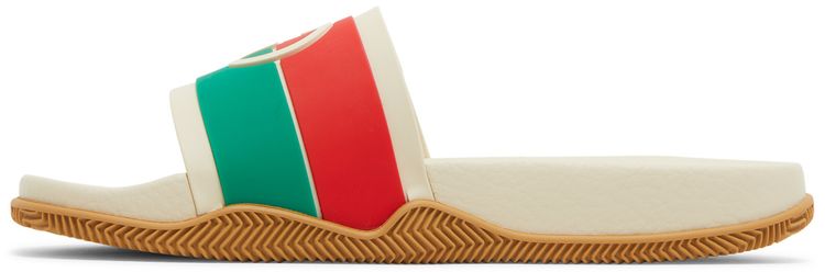 Gucci Slide Interlocking G   Orange Green