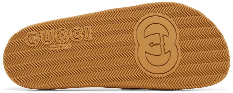 Gucci Slide Interlocking G   Orange Green