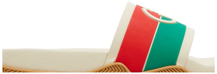 Gucci Slide Interlocking G   Orange Green