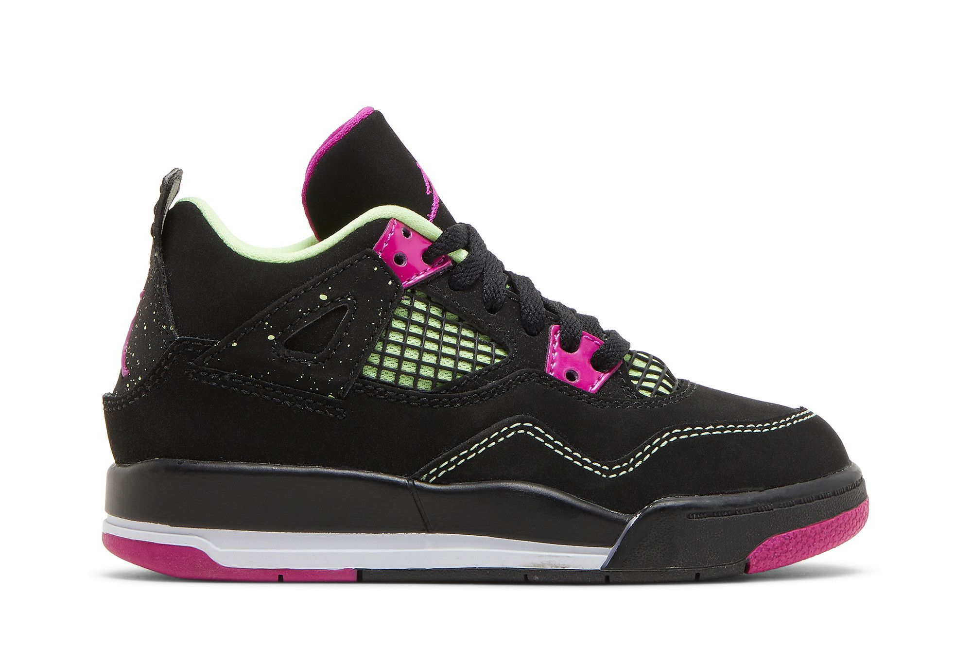 Jordan 4 shop black and pink