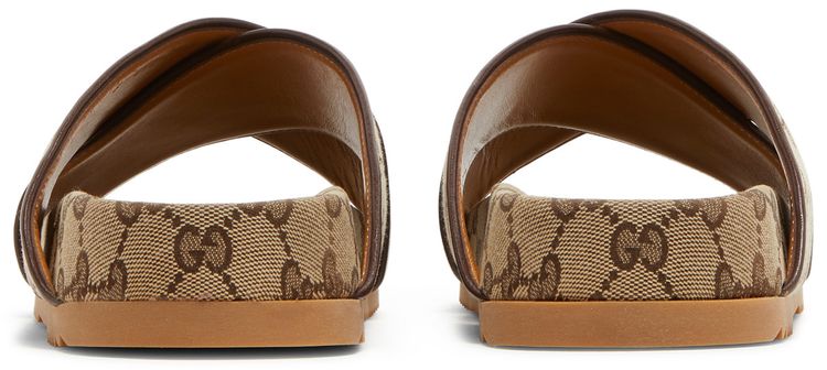 Gucci GG Slide Sandal Beige