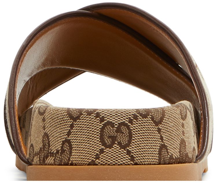 Gucci GG Slide Sandal Beige