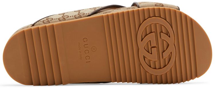 Gucci GG Slide Sandal Beige