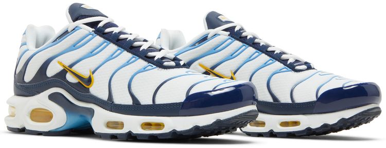 Nike Air Max Plus White Navy Gold