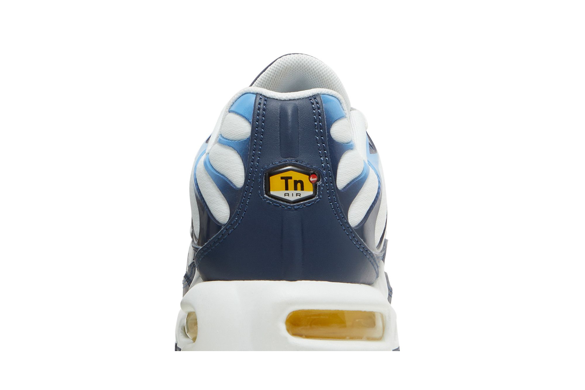 nike tn white blue gold