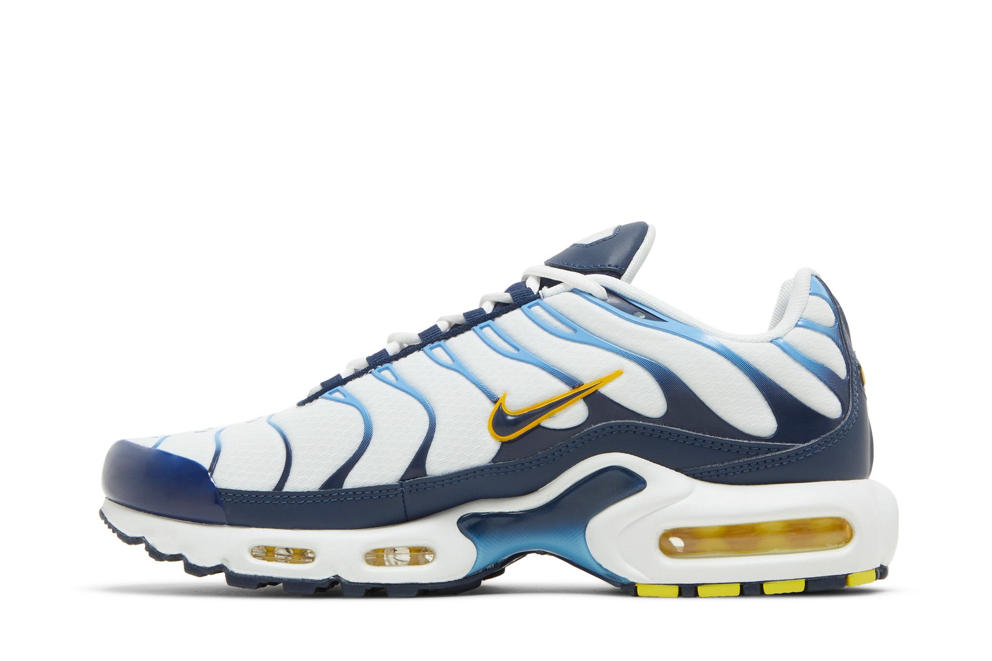 Navy blue and white air max plus deals