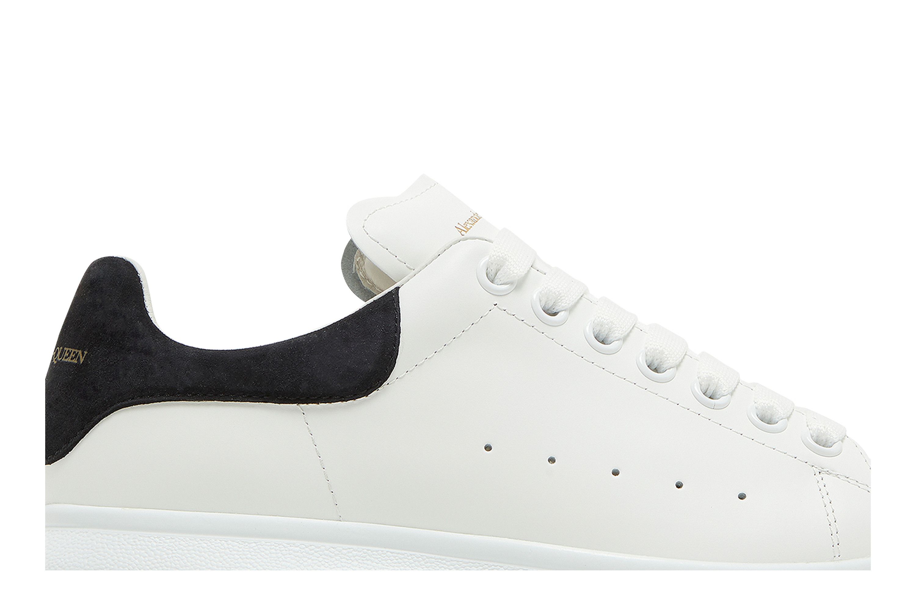 Buy Alexander McQueen Wmns Oversized Sneaker White Black 553770 WHTQ4 9061 GOAT