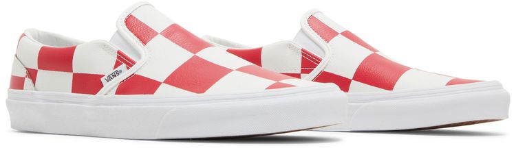 Classic Slip On Leather Check