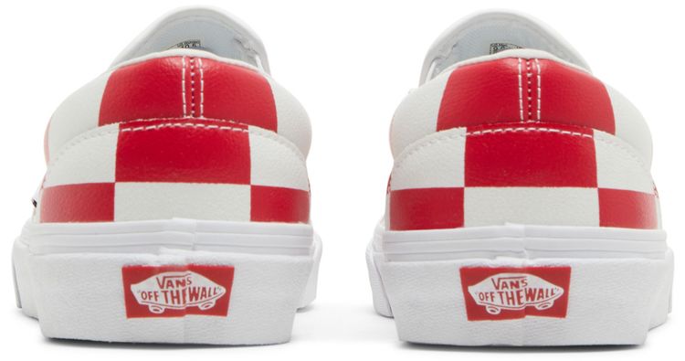 Classic Slip On Leather Check