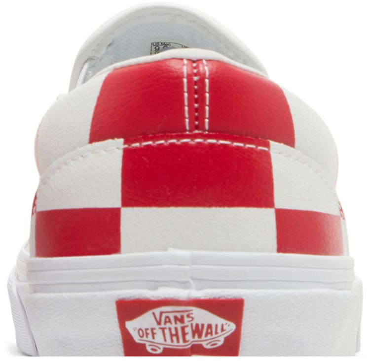Classic Slip On Leather Check