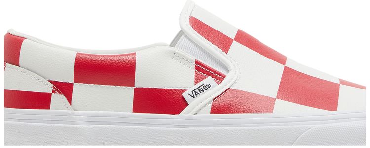 Classic Slip On Leather Check