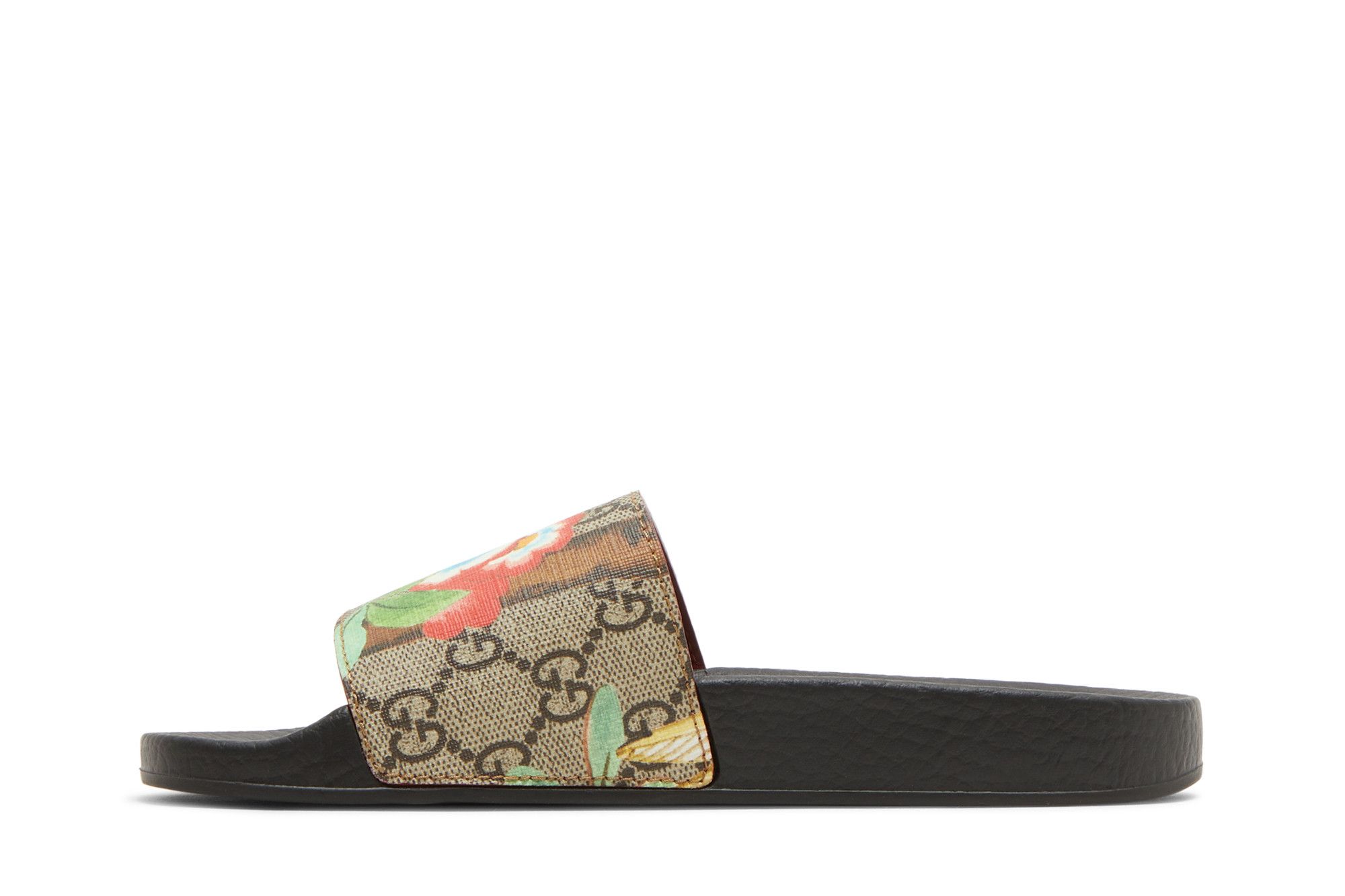 Gucci pursuit gg print slides hotsell