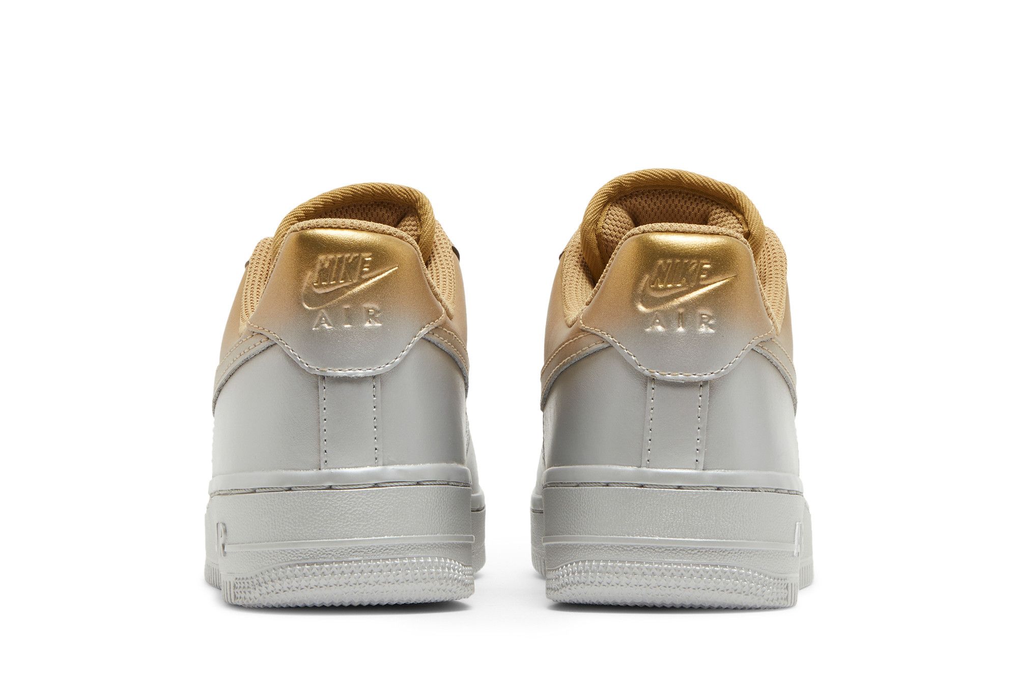 Achetez des Wmns Air Force 1 Low Gold Silver 898889 012 GOAT FR