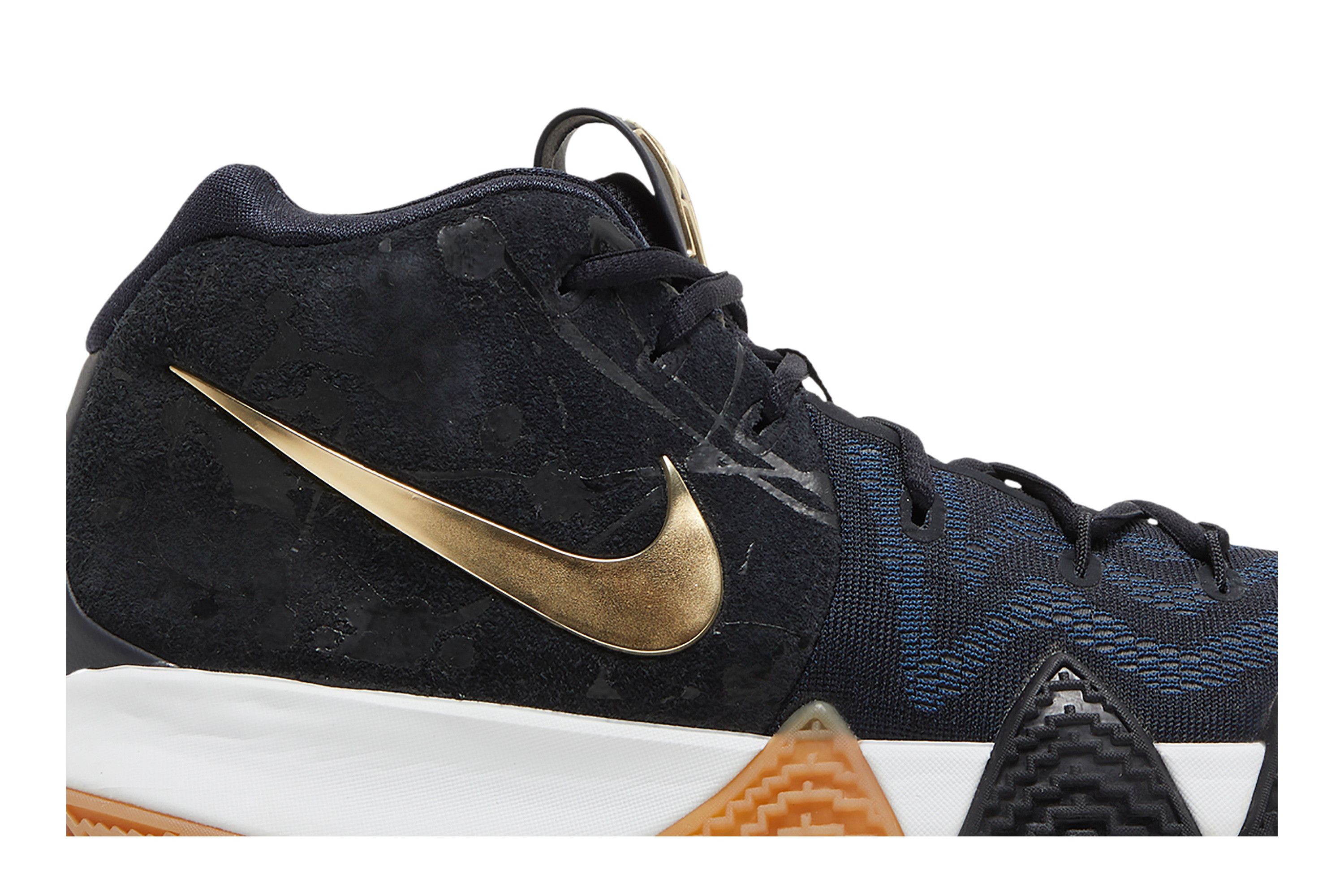 Kyrie 4 blue and gold best sale