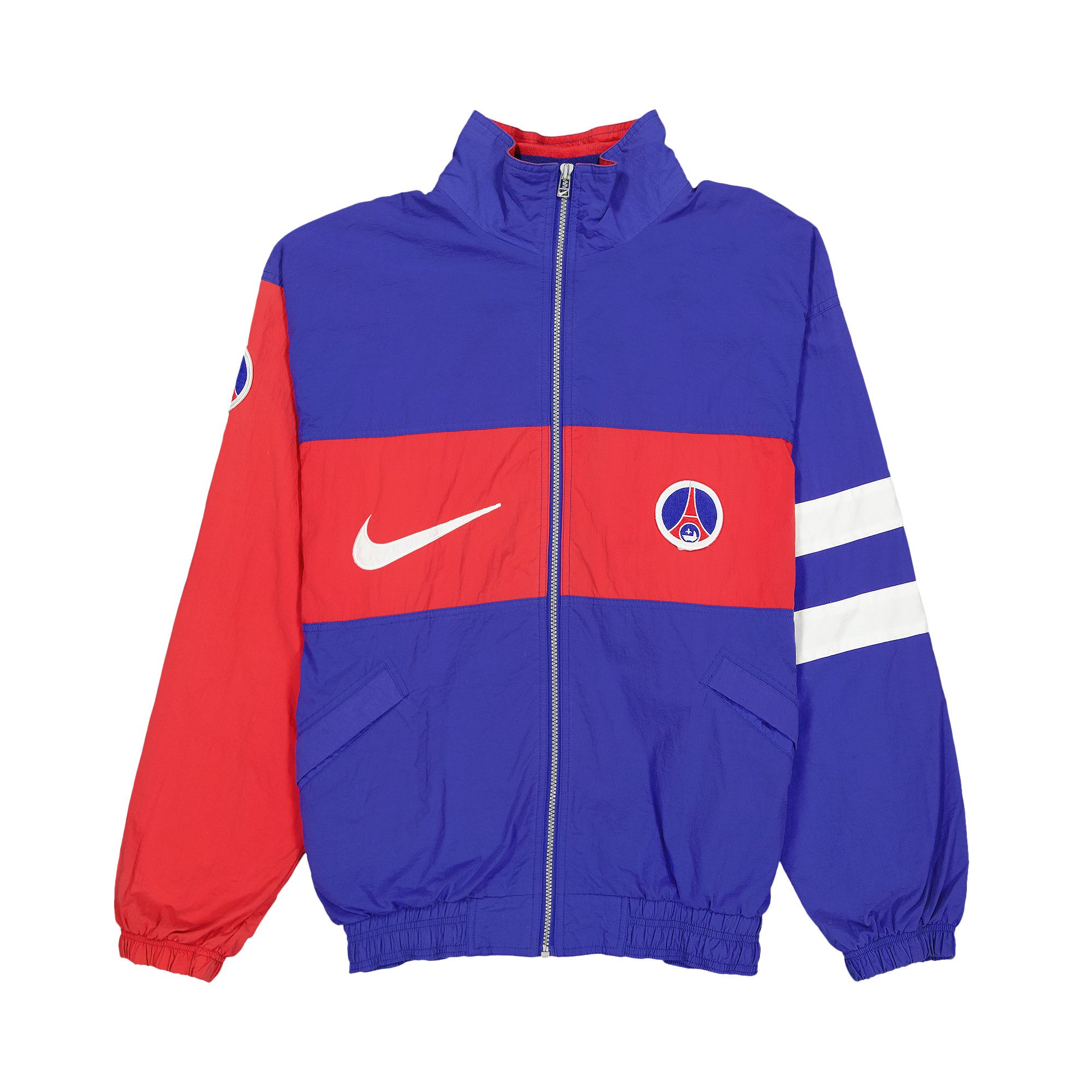 Buy Vintage Nike Paris Saint Germain Logo Patch Track Jacket Blue Red 0001 100000314PSGLPTJ BLUE GOAT CA