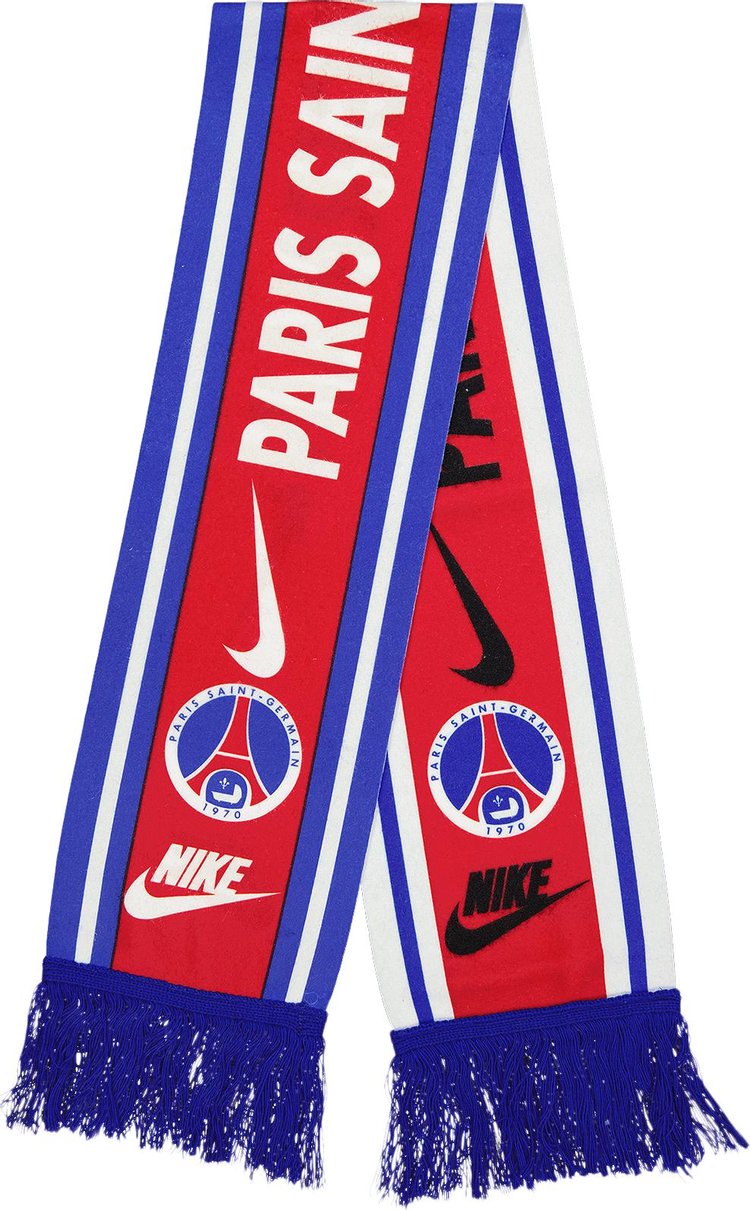 Vintage Nike Paris Saint-Germain Logo Scarf 'Red/Blue/White'