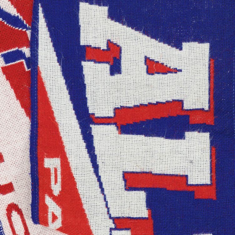 Vintage Paris Saint Germain Allez Paris Scarf BlueRed