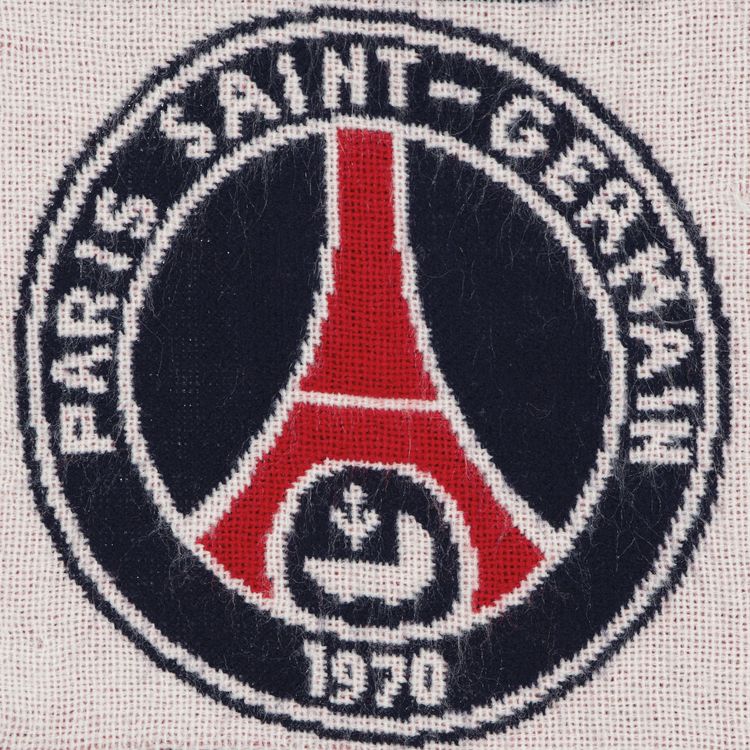 Vintage Paris Saint Germain Logo Scarf NavyRed