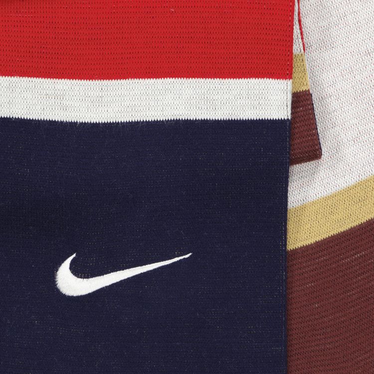 Vintage Nike Paris Saint Germain 1970 Reversible Scarf NavyRedBrownGold