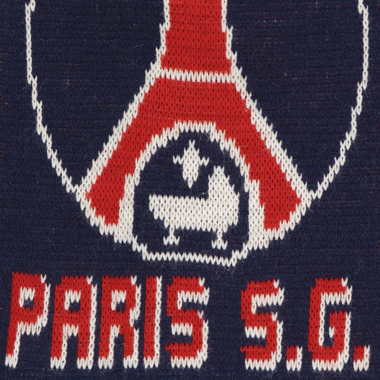 Vintage Paris Saint Germain Coupe De France 1986 Scarf Navy