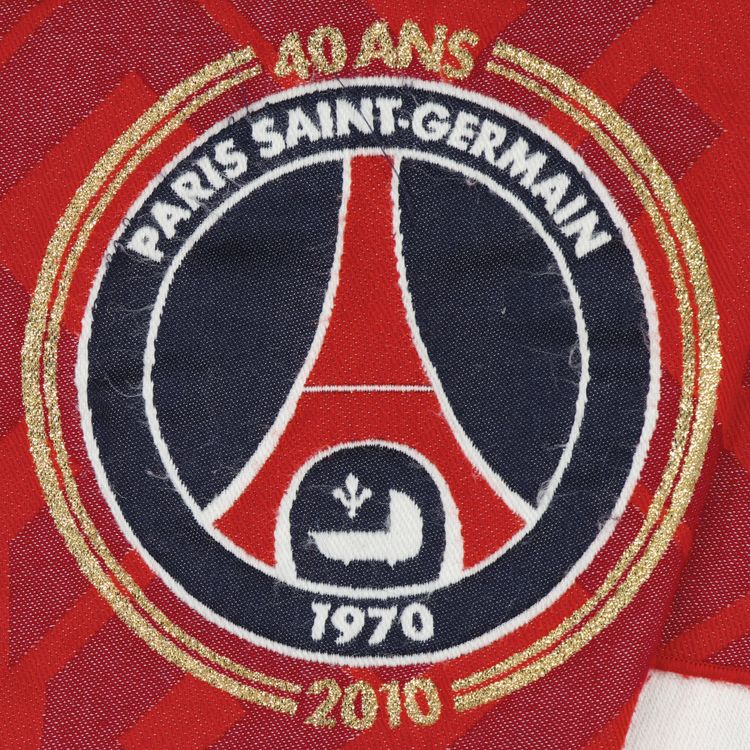 Vintage Paris Saint Germain PSG Logo Scarf Red