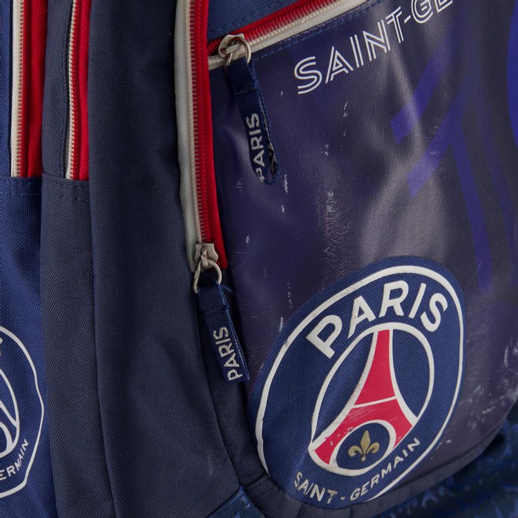 Vintage Paris Saint Germain Logo Backpack Navy