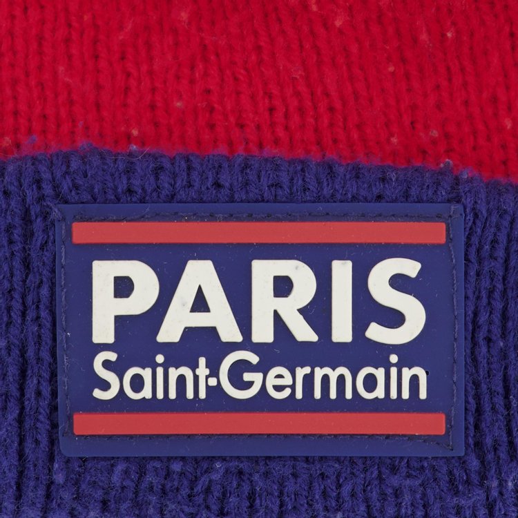 Vintage Paris Saint Germain PSG Pom Beanie RedBlue