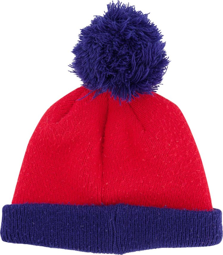 Vintage Paris Saint Germain PSG Pom Beanie RedBlue