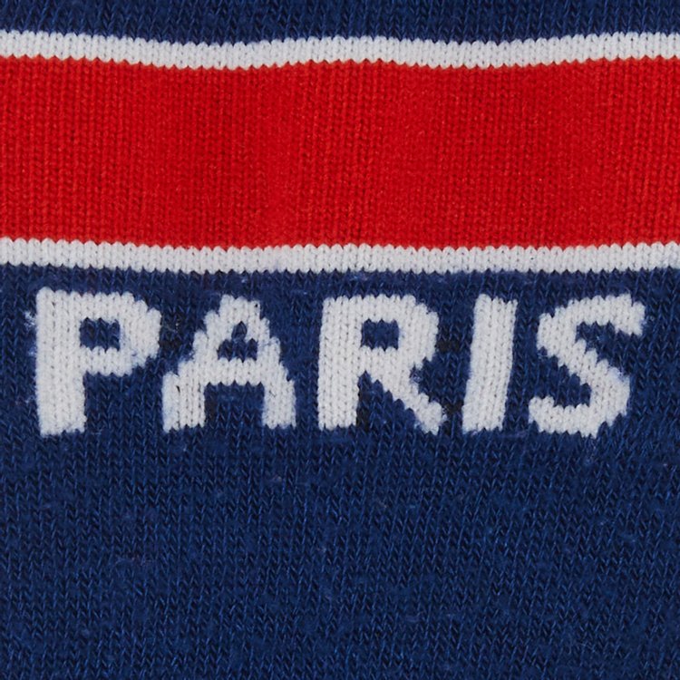 Vintage Paris Saint Germain Logo Soccer Socks Navy