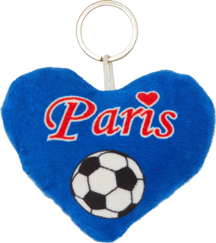 Vintage Paris Saint-Germain Paris Soccer Ball Keychain 'Blue'