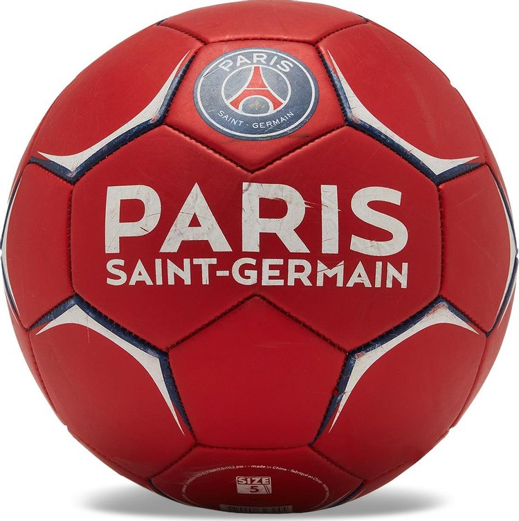 Vintage Paris Saint-Germain Logo Soccer Ball 'Red'
