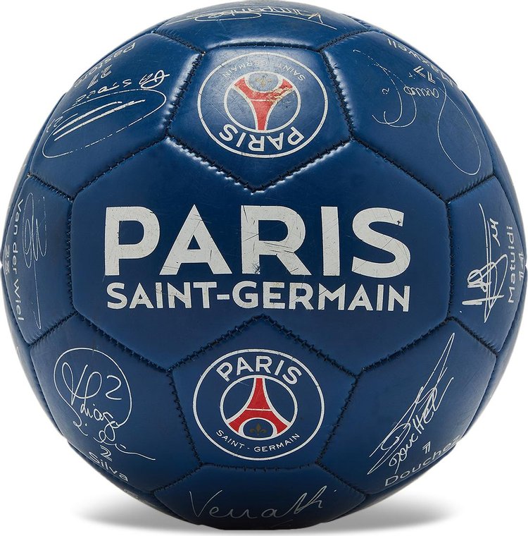 Vintage Paris Saint-Germain Allover Signature Soccer Ball 'Blue'